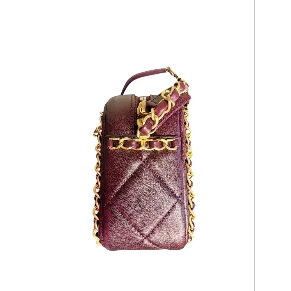Chanel Small Camera Case in Burgundy